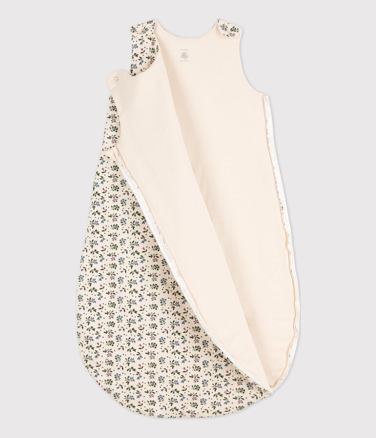 GEBL&Uuml;MTER BABY-SCHLAFSACK AUS BAUMWOLLE TOG 3 weiss AVALANCHE/ MULTICO