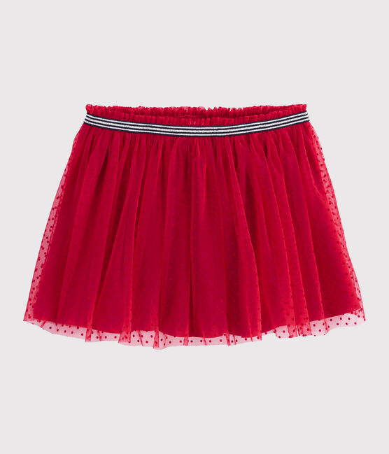 Kinderrock aus Tüll für Mädchen rot TERKUIT