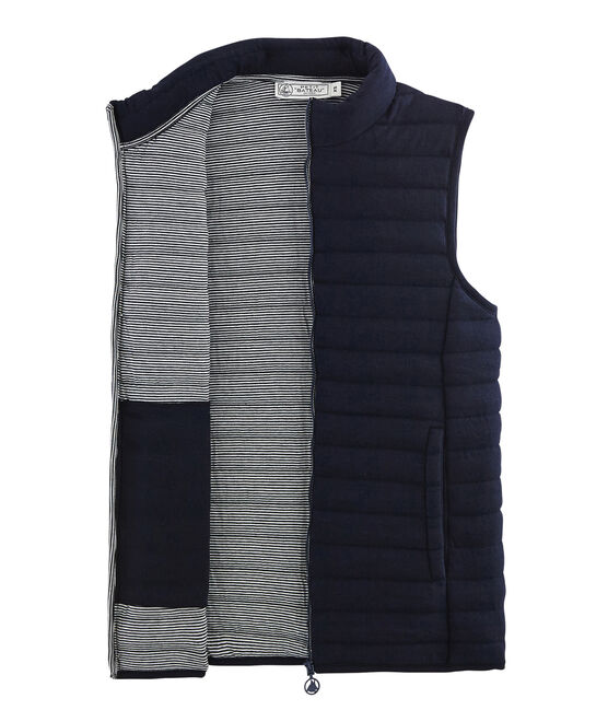 Ärmellose Daunenjacke aus Doppeljersey für Damen blau SMOKING