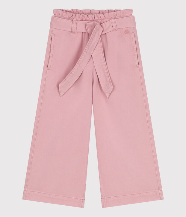 Kinder-Hose aus Baumwoll-/Lyocell-Mischgewebe. rosa
