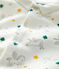 Baby-Strampler aus Bio-Baumwoll-Velours mit Flügelpferd-Muster weiss MARSHMALLOW/weiss MULTICO