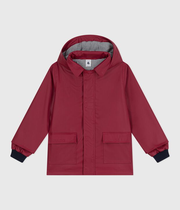 Ikonische  Kinder-Regenjacke unisex rot