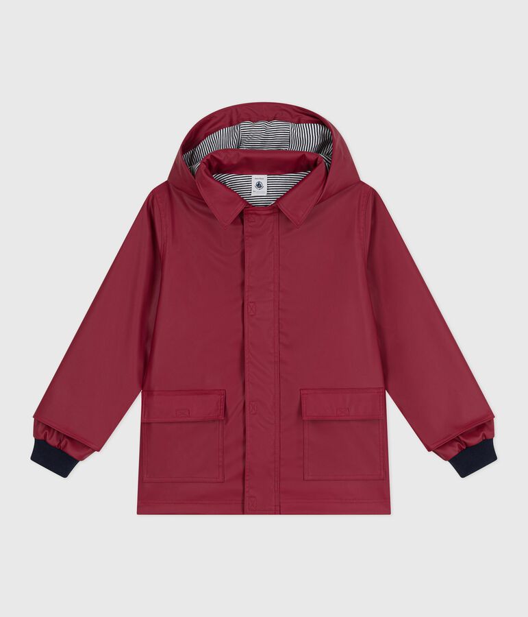 Ikonische  Kinder-Regenjacke unisex rot