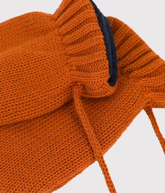 Baby-Fäustlinge mit Fleecefutter braun RUSTY