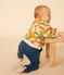Baby-Sweatshirt aus Molton weiss AVALANCHE/ MULTICO