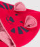 Baby-Cape aus Bio-Baumwolle rot TERKUIT
