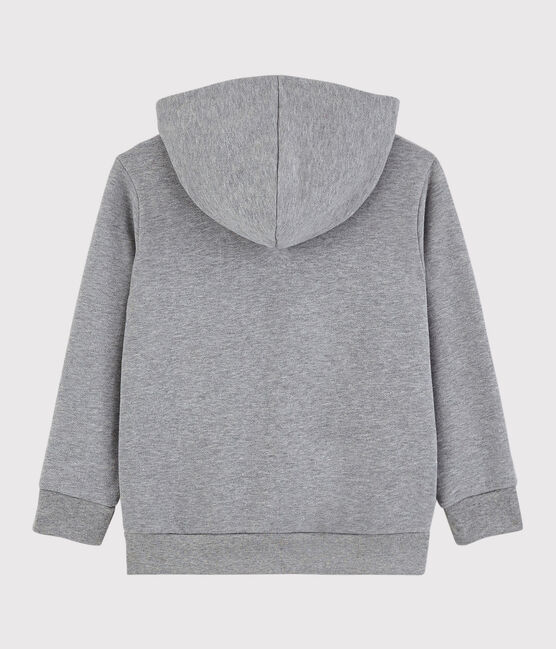 Kinder-Sweatshirt mit Kapuze für Jungen grau SUBWAY CHINE