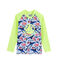 Umweltfreundliches Anti-UV-T-Shirt mit LSF 50+ Kinder Jungen weiss MARSHMALLOW/weiss MULTICO