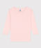 Langärmeliges T-Shirt aus Baumwolle für kleine Mädchen rosa MINOIS