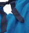 Kurzärmeliges leinenkleid damen blau RIYADH