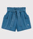 Shorts aus Bio-Denim für Mädchen