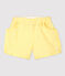 Gestreifte Baby-Shorts für Mädchen aus Seersucker gelb SHINE/weiss MARSHMALLOW