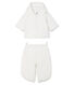 3-in-1-Fliegeroverall aus Velours für Babys