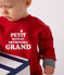 Baby-Sweatshirt aus Baumwolle mit Motiv rot POMPEI