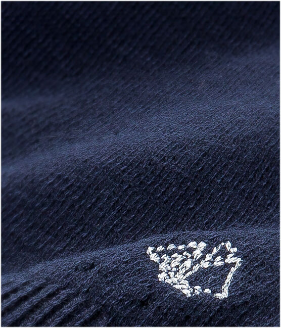 Baby-Mädchen-Cardigan aus Baumwolle blau SMOKING