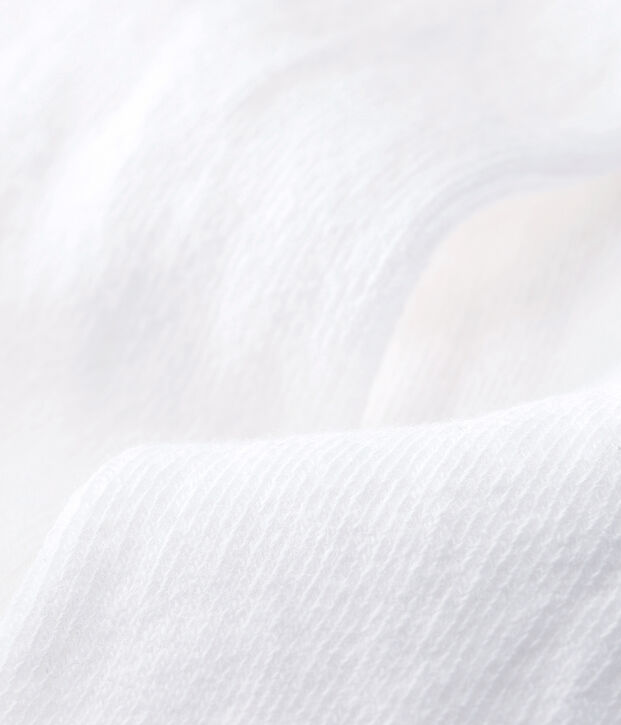 Baby-Strumpfhose f&uuml;r M&auml;dchen weiss