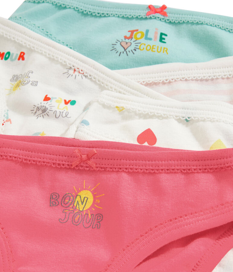 Set mit 5 Unterhosen f&uuml;r kleine M&auml;dchen vielfarbig