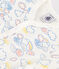 Baby-Overall aus Baumwolle mit Regenbogen-Printmotiv weiss MARSHMALLOW/weiss MULTICO