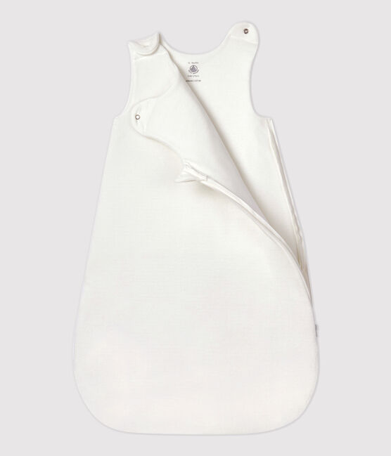 Babystrampler aus Samt weiss MARSHMALLOW