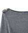 Gestreiftes Damen-Langarmshirt aus Leinen blau SMOKING/weiss LAIT