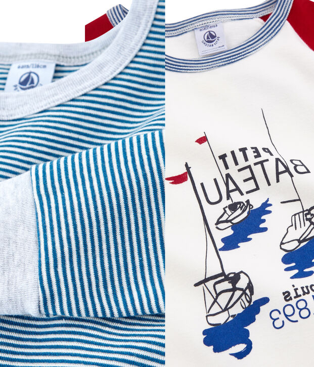 2er-Set Pyjamas f&uuml;r kleine Jungen vielfarbig