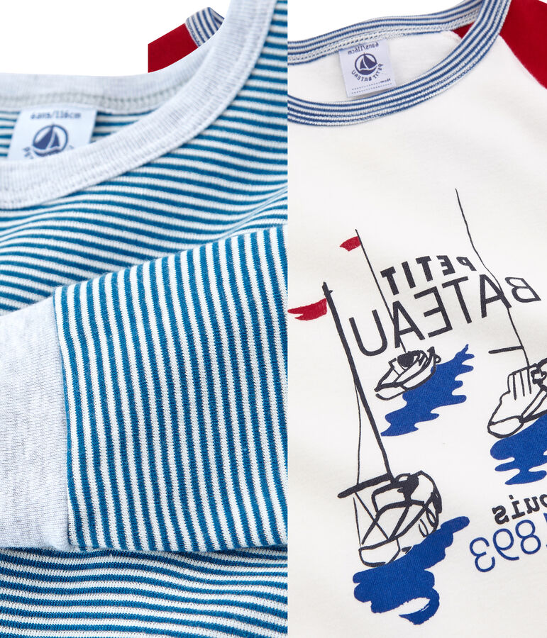 2er-Set Pyjamas f&uuml;r kleine Jungen vielfarbig