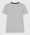 Damen-T-Shirt L'Iconique aus Baumwolle, gestreift weiss/blau