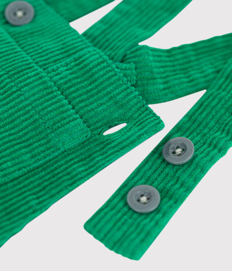 Lange Babylatzhose aus Cord MATCHA