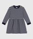Langärmeliges Kinder-Kleid aus Baumwolle