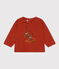 Langärmeliges Baby-T-Shirt aus Jersey rot HARISSA