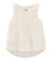Kinder Tanktop M&auml;dchen weiss MARSHMALLOW/rosa COPPER