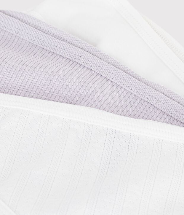 Lot de 3 culottes en coton vielfarbig