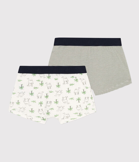 2er-Set Boxershorts aus Baumwolle mit Dromedarmotiv für Jungen variante 1