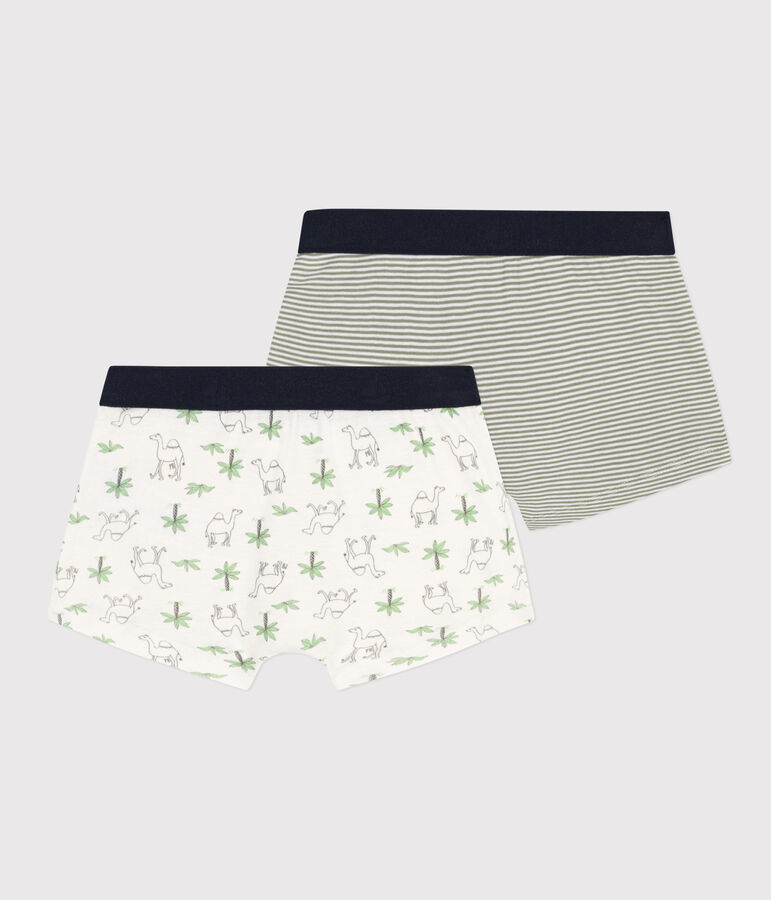 2er-Set Boxershorts aus Baumwolle mit Dromedarmotiv f&uuml;r Jungen vielfarbig
