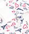 Damen-Pyjama aus Baumwolle mit Paris-Motiv weiss MARSHMALLOW/weiss MULTICO