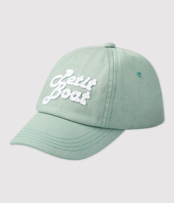 Baby-Cap mit Stickerei. grün HERBIER