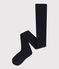 Baby-Strumpfhose aus Wolle blau SMOKING