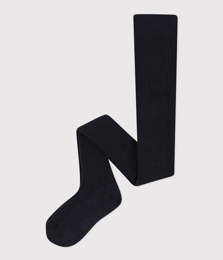 Baby-Strumpfhose aus Wolle blau