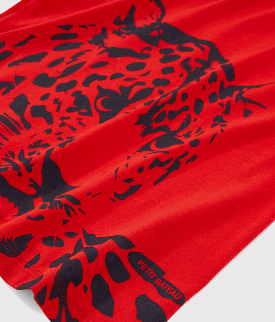 Kinder-T-Shirt für Jungen rot TERKUIT