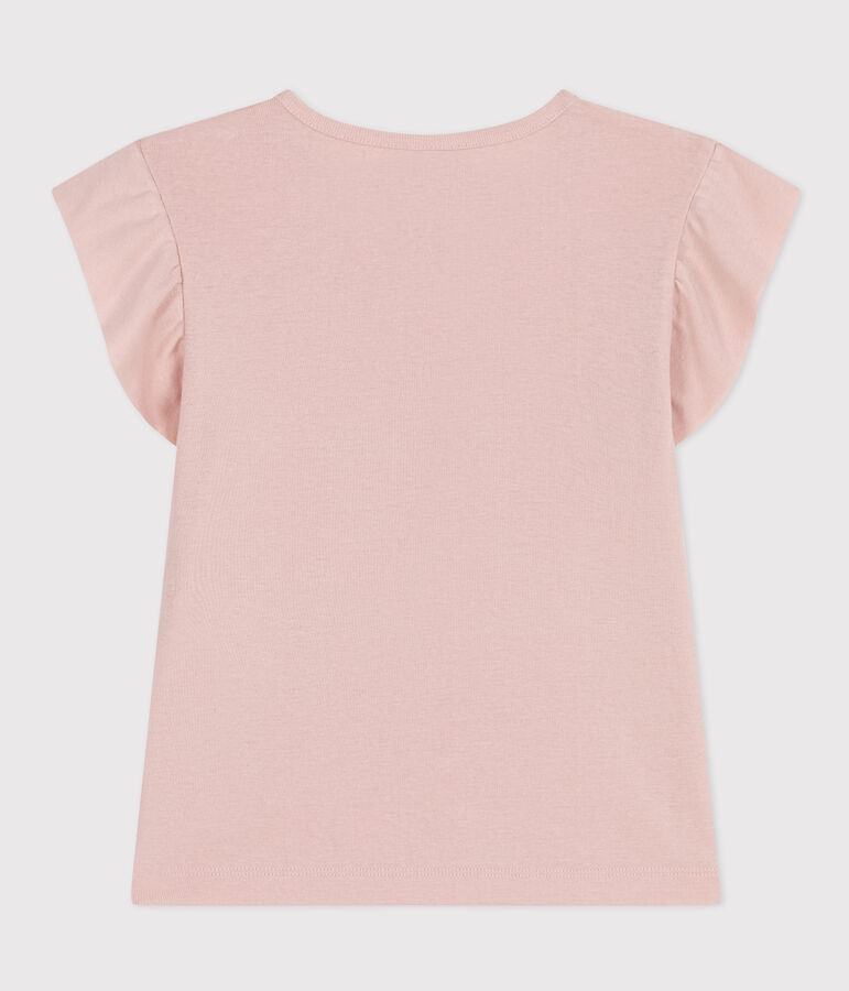 Kinder T-Shirt aus Baumwolle f&uuml;r M&auml;dchen rosa