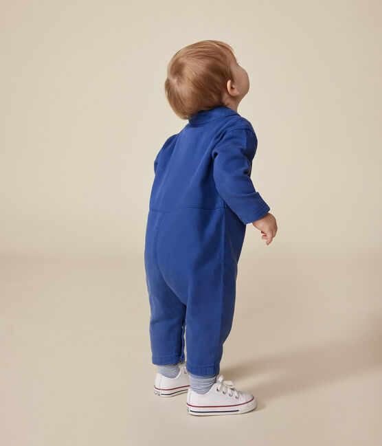 Langer Baby-Overall aus Lyocell-Baumwolle blau INCOGNITO