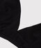 Damen-BH aus Baumwolle und Elastan schwarz BLACK
