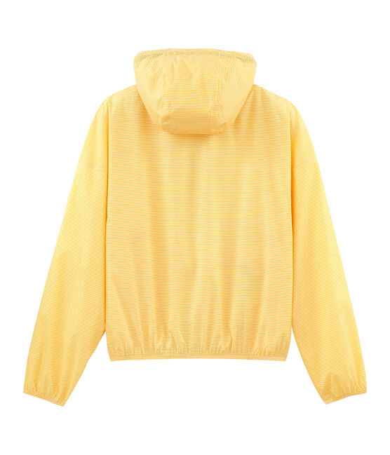 Kurze winddichte jacke unisex gelb HONEY/weiss MARSHMALLOW