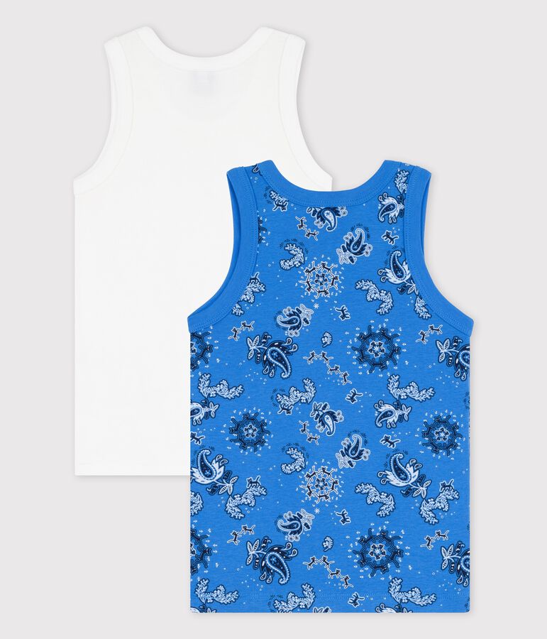 2er-Set Bandana-Unterhemden aus Bio-Baumwolle f&uuml;r Jungen variante 1