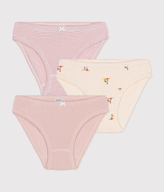 3er-Set-Slips aus Baumwolle für Mädchen variante 1