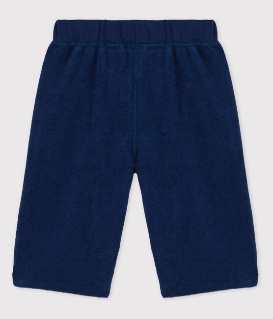 Kinder-Bermudashorts aus Frottee für Jungen blau MEDIEVAL