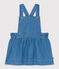 Ärmelloses Babykleid aus leichtem Denim blau DENIM CLAIR