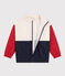 Kinder-Regenjacke mit abnehmbarer Kapuze weiss AVALANCHE/ MULTICO