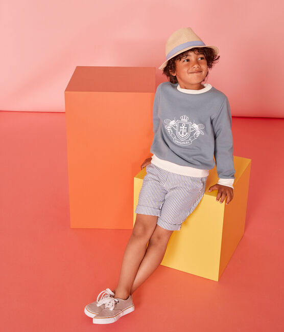 Kinder-Sweatshirt Jungen FONTAINE