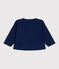 Baby-Sweatshirt aus einfarbiger Baumwolle blau MEDIEVAL